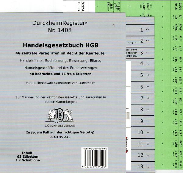 DürckheimRegister® HGB im dtv (2022)