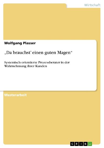 "Da brauchst' einen guten Magen"
