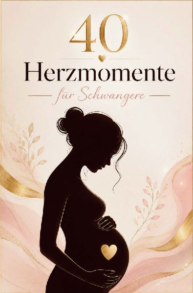 40 Herzmomente: Emotionales Geschenk für Schwangere und liebevolle Begleitung durch die Schwangerschaft, inkl. Reflexionsfragen für werdende Mütter