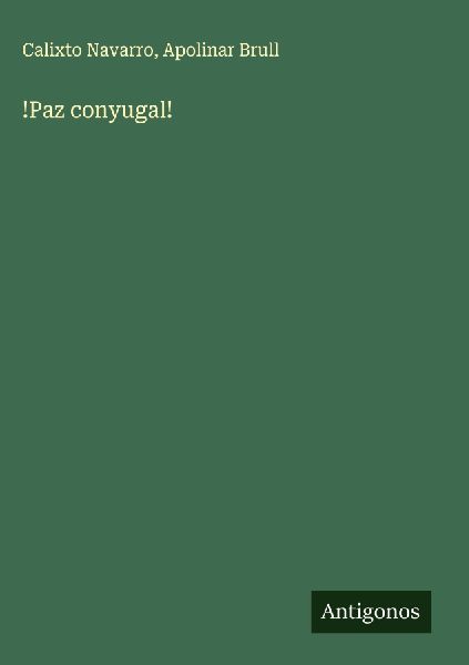 !Paz conyugal!