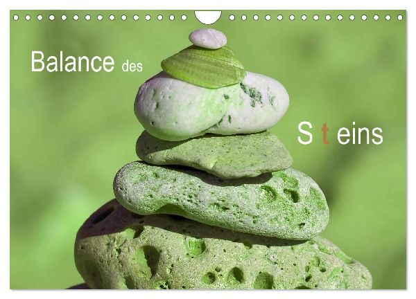 Balance des Steins (Wandkalender 2026 DIN A4 quer), CALVENDO Monatskalender