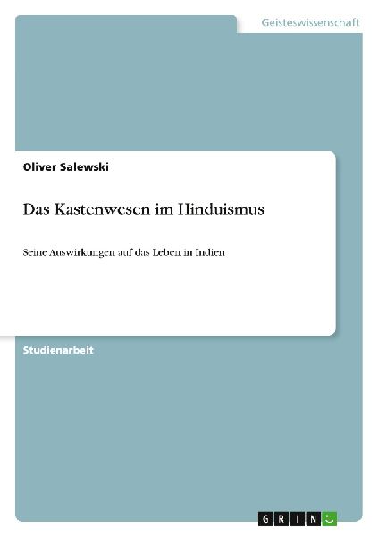 Das Kastenwesen im Hinduismus