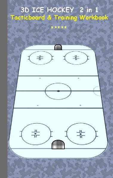 3D Ice Hockey 2 in 1 Tacticboard and Training Book