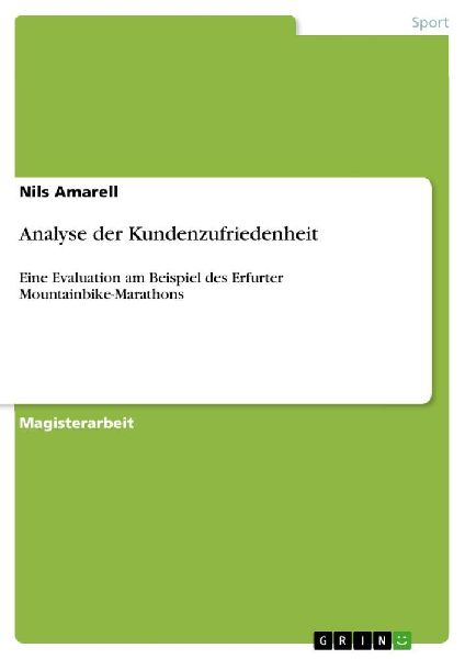 Analyse der Kundenzufriedenheit