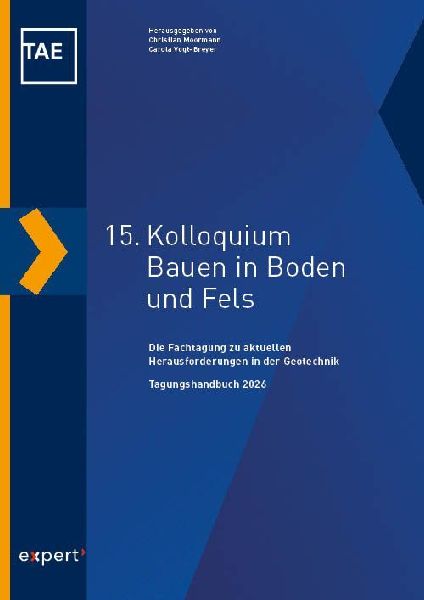15. Kolloquium Bauen in Boden und Fels