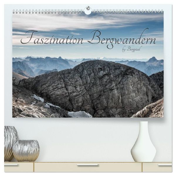 "Bergpixel" Faszination Bergwandern (hochwertiger Premium Wandkalender 2026 DIN A2 quer), Kunstdruck in Hochglanz
