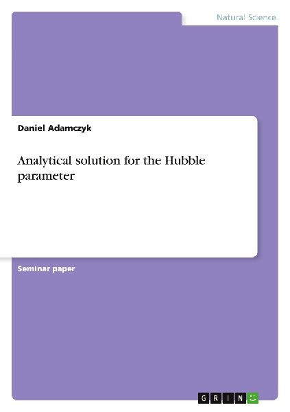 Analytical solution for the Hubble parameter