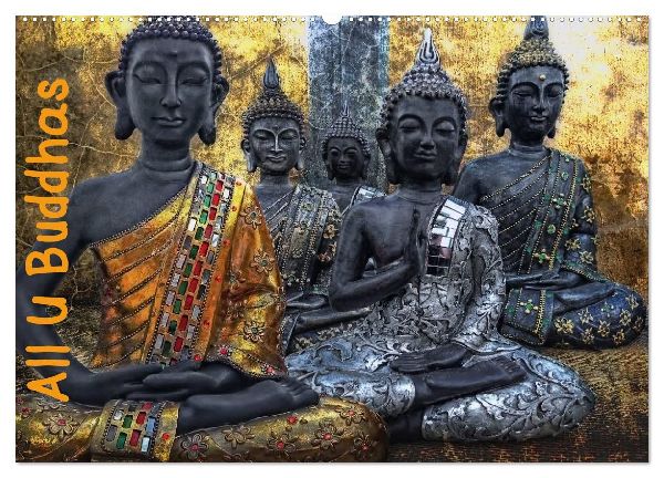All U Buddhas (Wandkalender 2026 DIN A2 quer), CALVENDO Monatskalender