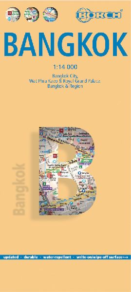Bangkok 1 : 14 000. City Centre Map