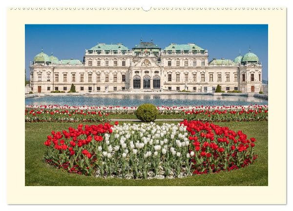 An der schönen blauen Donau - Ein Spaziergang in Wien (Wandkalender 2026 DIN A2 quer), CALVENDO Monatskalender