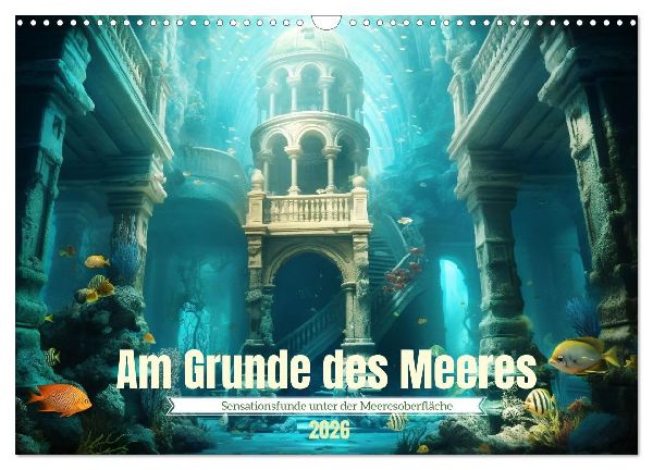 Am Grunde des Meeres (Wandkalender 2026 DIN A3 quer), CALVENDO Monatskalender