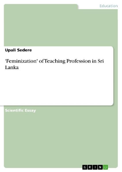 'Feminization' of Teaching Profession in Sri Lanka