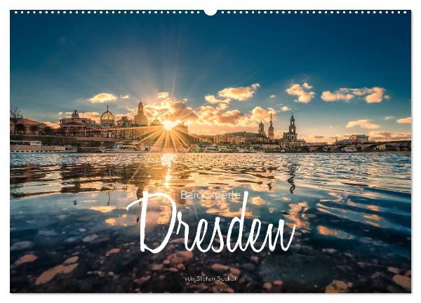 Barockperle Dresden (Wandkalender 2026 DIN A2 quer), CALVENDO Monatskalender