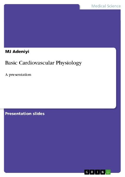 Basic Cardiovascular Physiology