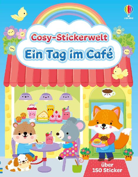 Cosy-Stickerwelt: Ein Tag im Café