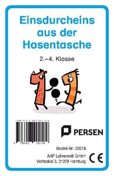 Einsdurcheins aus der Hosentasche