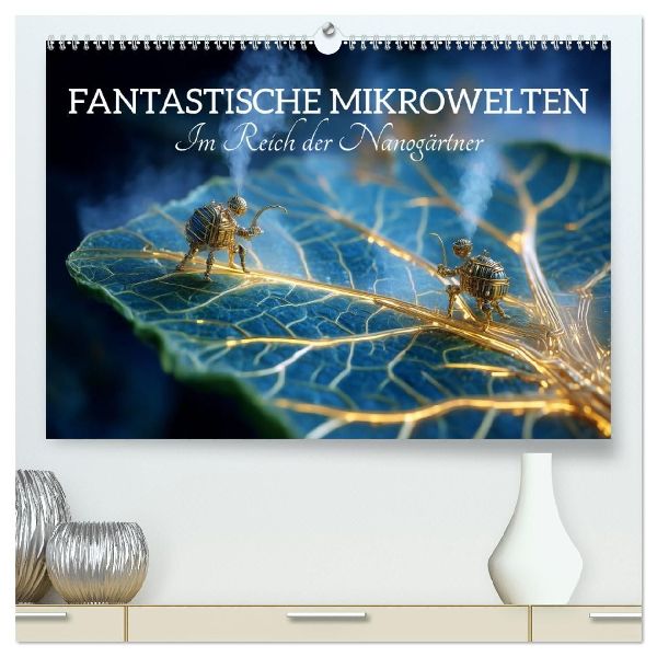 Fantastische Mikrowelten. Im Reich der Nanogärtner (hochwertiger Premium Wandkalender 2027 DIN A2 quer), Kunstdruck in Hochglanz