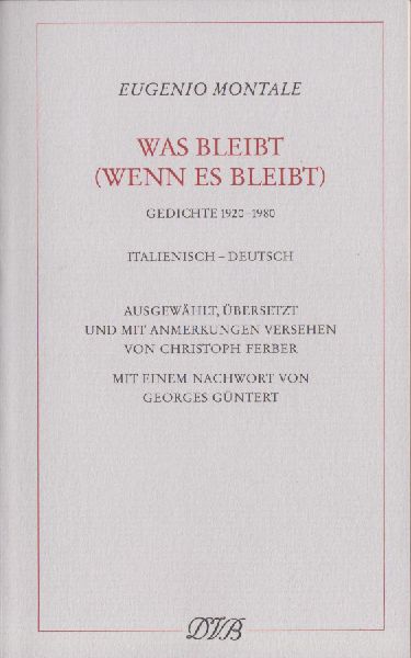 Was bleibt (wenn es bleibt)