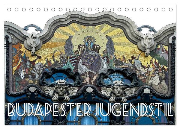 Budapester Jugendstil (Tischkalender 2026 DIN A5 quer), CALVENDO Monatskalender