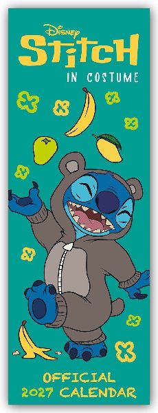 Disney Stitch 2027 - Slimline-Kalender