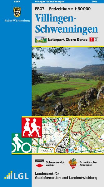 Villingen-Schwenningen 1 : 50 000. Topographische Freizeitkarte