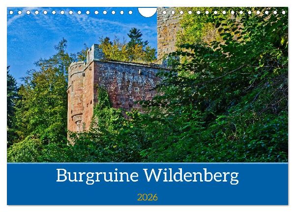 Burg Wildenberg (Wandkalender 2026 DIN A4 quer), CALVENDO Monatskalender
