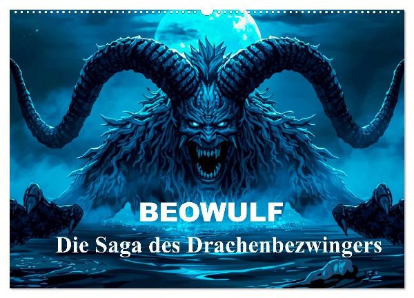 Beowulf - Die Saga des Drachenbezwingers (Wandkalender 2027 DIN A2 quer), CALVENDO Monatskalender