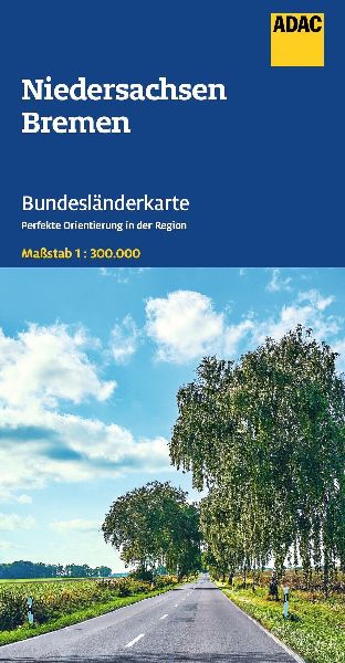 ADAC Bundesländerkarte Deutschland 03 Niedersachsen, Bremen 1:300.000