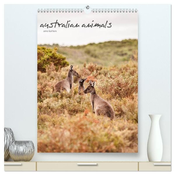 australian animals (hochwertiger Premium Wandkalender 2026 DIN A2 hoch), Kunstdruck in Hochglanz
