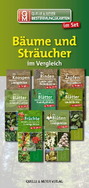 Bestimmungskarten-Set "Bäume und Sträucher"
