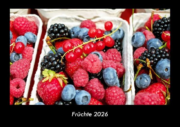Früchte 2026 Fotokalender DIN A3