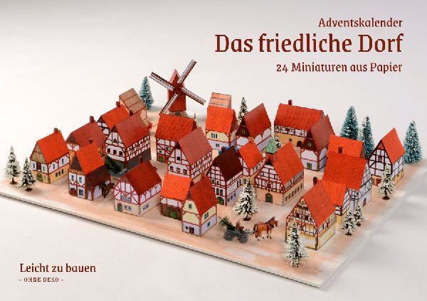 Das friedliche Dorf - Papiermodell