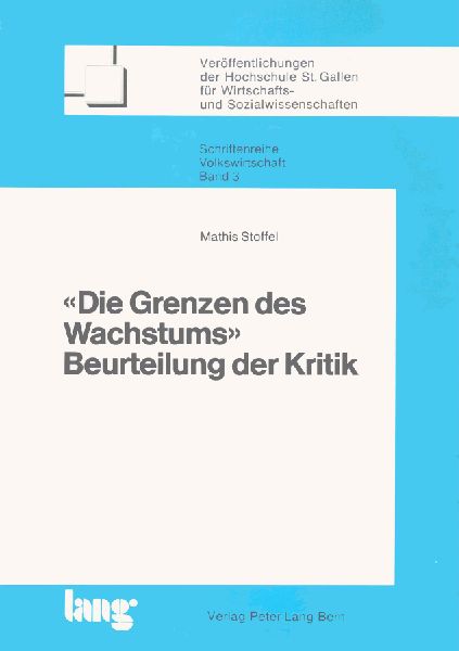 'Die Grenzen des Wachstums'