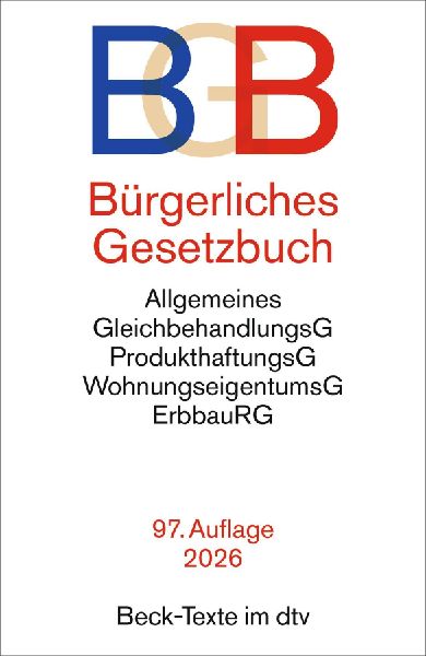 Bürgerliches Gesetzbuch. BGB
