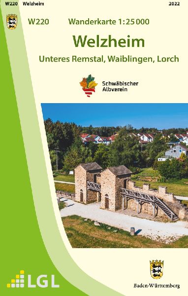 W220 Wanderkarte 1:25 000 Welzheim