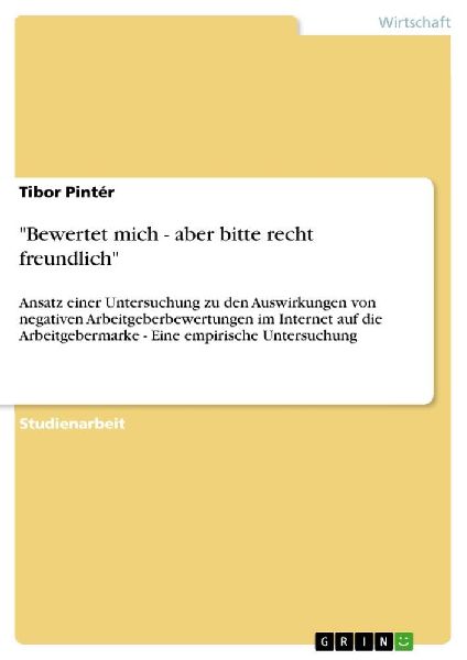 "Bewertet mich - aber bitte recht freundlich"