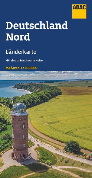 ADAC Länderkarte Deutschland Nord 1:500.000