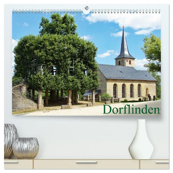 Dorflinden (hochwertiger Premium Wandkalender 2026 DIN A2 quer), Kunstdruck in Hochglanz