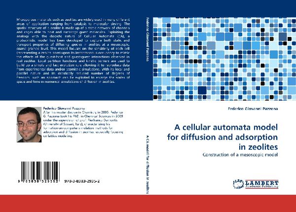 A cellular automata model for diffusion and adsorption in zeolites