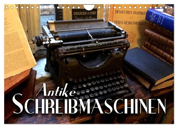 Antike Schreibmaschinen (Wandkalender 2026 DIN A4 quer), CALVENDO Monatskalender
