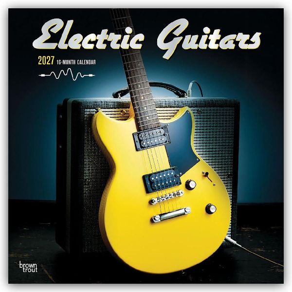 Electric Guitars - Elektrische Gitarren 2027 - 16-Monatskalender