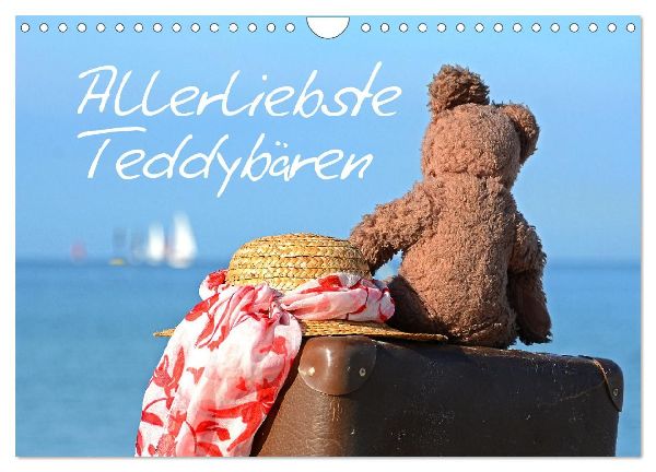 Allerliebste Teddybären (Wandkalender 2026 DIN A4 quer), CALVENDO Monatskalender