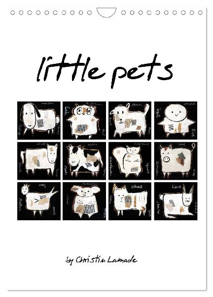 little pets (Wandkalender 2026 DIN A4 hoch), CALVENDO Monatskalender