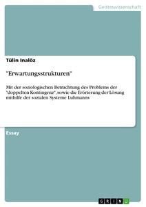 "Erwartungsstrukturen"