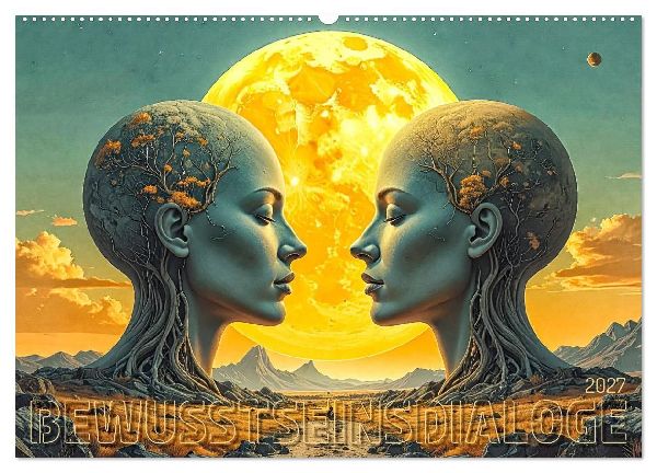 Bewusstseinsdialoge (Wandkalender 2027 DIN A2 quer), CALVENDO Monatskalender