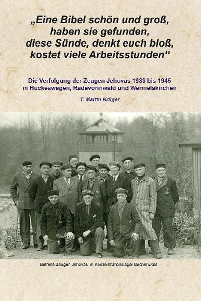 "Eine Bibel schön und groß, haben sie gefunden, diese Sünde, denkt euch bloß, kostet viele Arbeitsstunden"