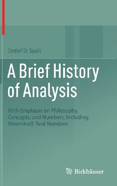 A Brief History of Analysis