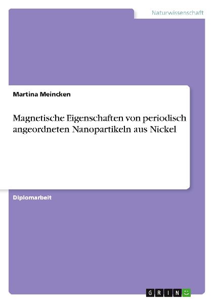 Magnetische Eigenschaften von periodisch angeordneten Nanopartikeln aus Nickel