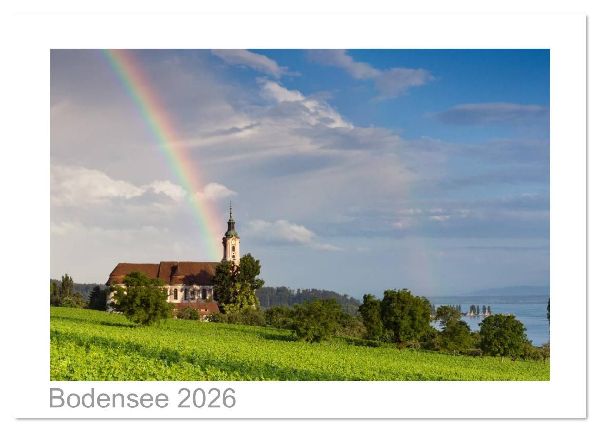 Bodensee 2026 (Wandkalender 2026 DIN A4 quer), CALVENDO Monatskalender