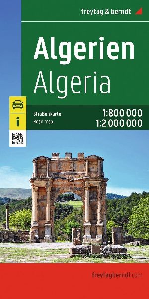 Algerien, Straßenkarte 1:800.000 - 1:2.000.000, freytag & berndt
